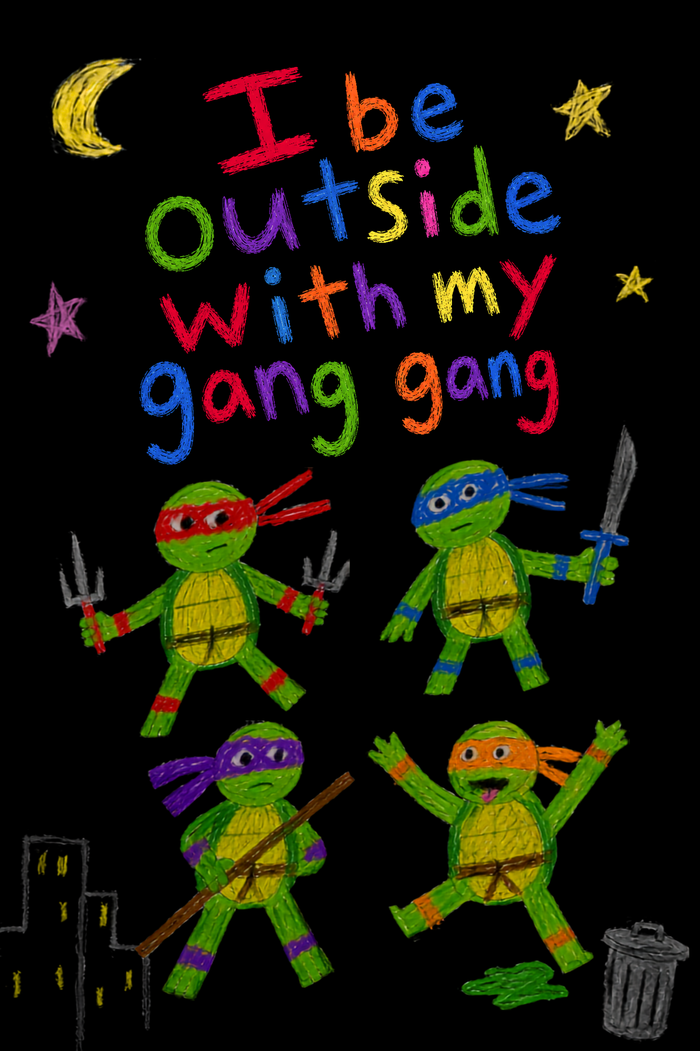 Outside With My Gang Gang